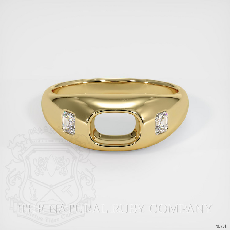 14K Yellow Gold Men's Ring Setting