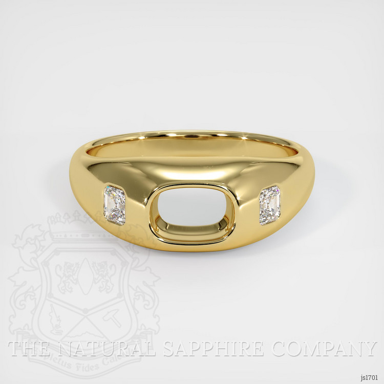 18K Yellow Gold Men's Ring Setting