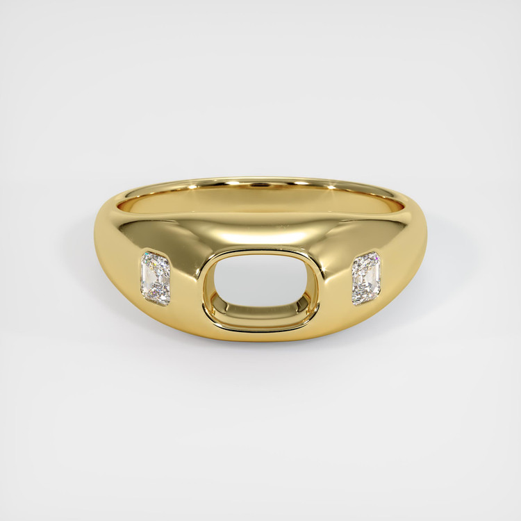 18K Yellow Gold Men's Ring Setting