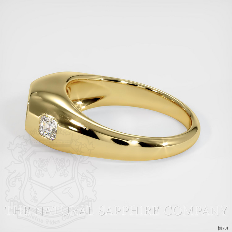 18K Yellow Gold Men's Ring Setting