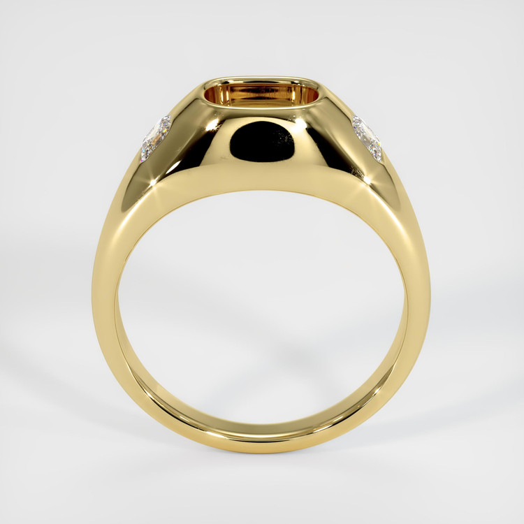 18K Yellow Gold Men's Ring Setting