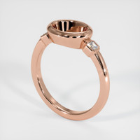 14K Rose Gold Three Stone Ring Setting Video
