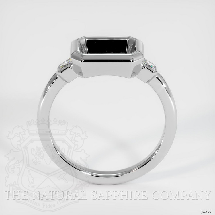 Platinum 950 Three Stone Ring Setting