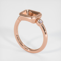 14K Rose Gold Three Stone Ring Setting Video