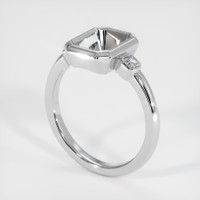 14K White Gold Three Stone Ring Setting Video