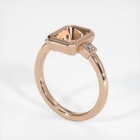 14K Rose Gold Three Stone Ring Setting Video
