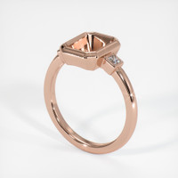 14K Rose Gold Three Stone Ring Setting Video