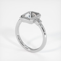 14K White Gold Three Stone Ring Setting Video