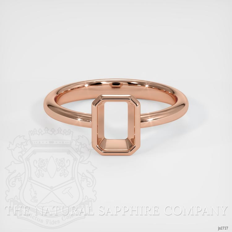 14K Rose Gold Men's Ring Setting