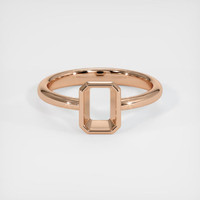 18K Rose Gold Men's Ring Setting Image