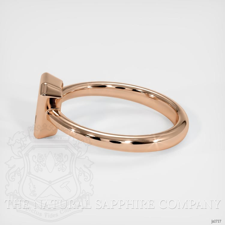 18K Rose Gold Men's Ring Setting