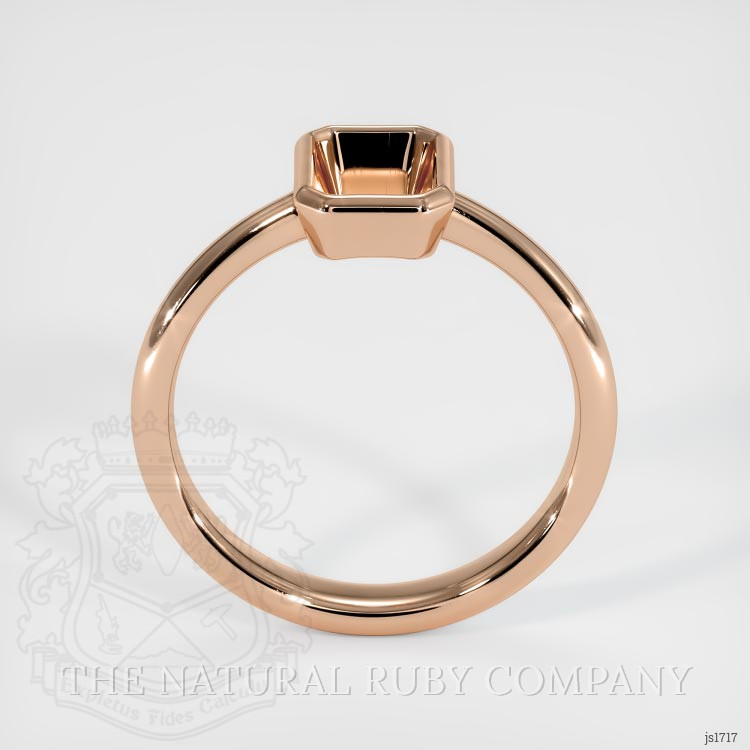 18K Rose Gold Men's Ring Setting
