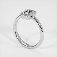 10K White Gold Men's Ring Setting Video