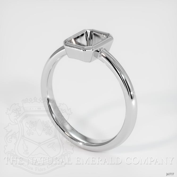 18K White Gold Men's Ring Setting