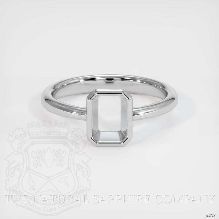 18K White Gold Men's Ring Setting