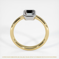 18K White & Yellow Men's Ring Setting Image