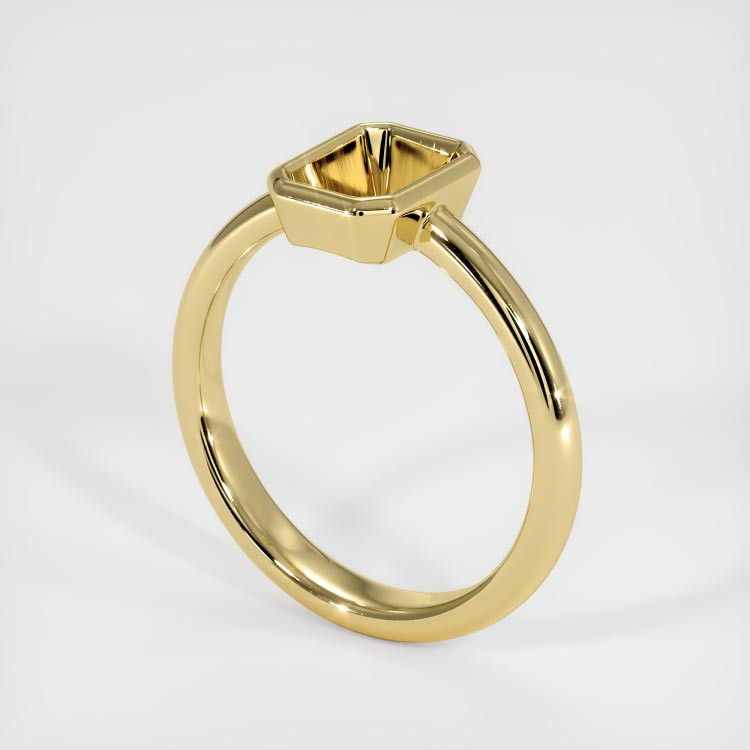 18K Yellow Gold Men's Ring Setting