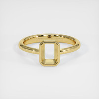 18K Yellow Gold Men's Ring Setting Image