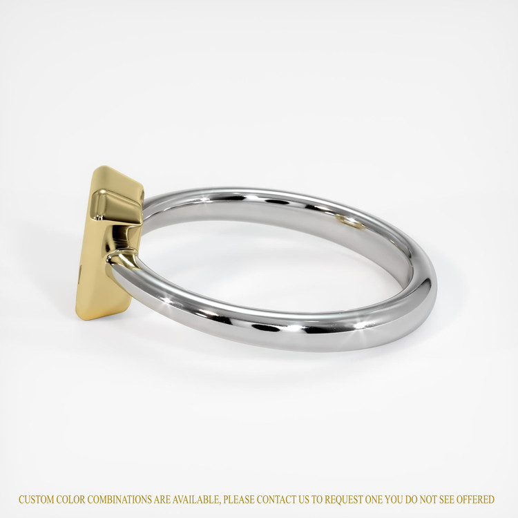 18K Yellow & White Men's Ring Setting