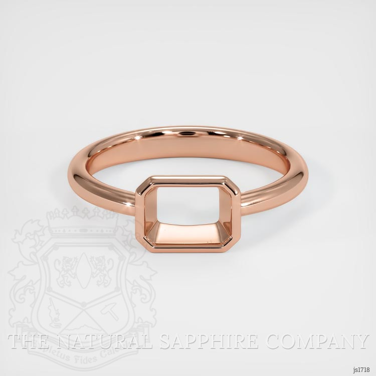 14K Rose Gold Men's Ring Setting