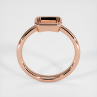 14K Rose Gold Men's Ring Setting Image