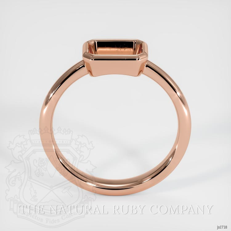 14K Rose Gold Men's Ring Setting