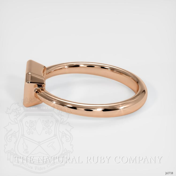 18K Rose Gold Men's Ring Setting