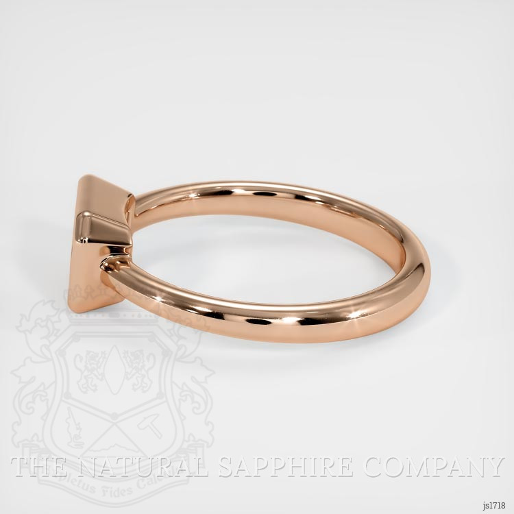 18K Rose Gold Men's Ring Setting