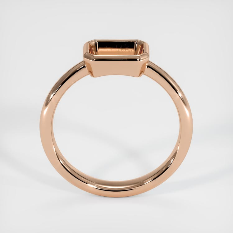 18K Rose Gold Men's Ring Setting