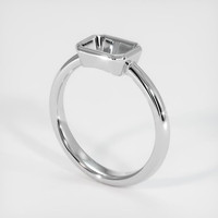 14K White Gold Men's Ring Setting Video