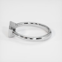 14K White Gold Men's Ring Setting Image