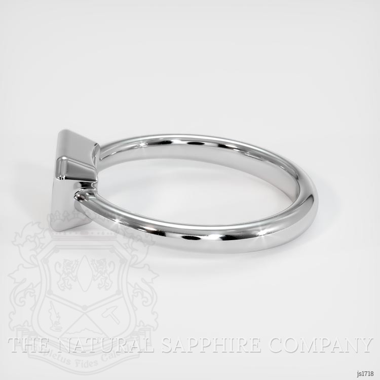 14K White Gold Men's Ring Setting