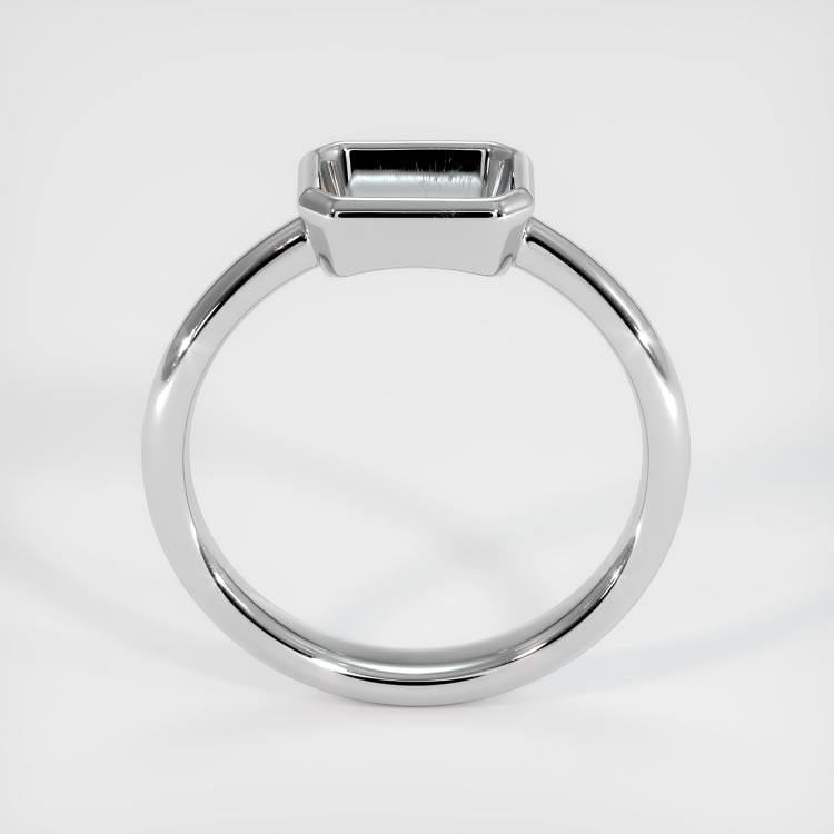 14K White Gold Men's Ring Setting