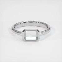 18K White Gold Men's Ring Setting Image