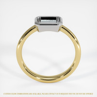18K White & Yellow Men's Ring Setting Image