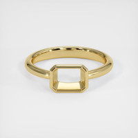 10K Yellow Gold Men's Ring Setting Image