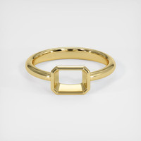 18K Yellow Gold Men's Ring Setting Image