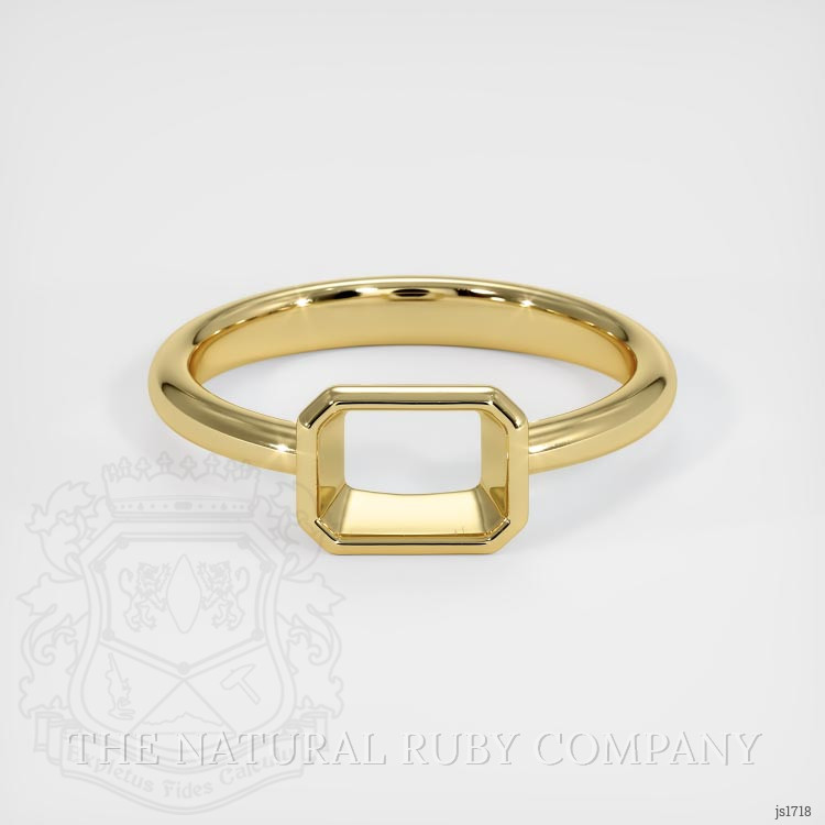18K Yellow Gold Men's Ring Setting
