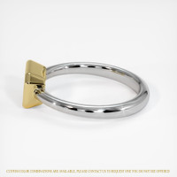 18K Yellow & White Men's Ring Setting Image