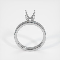 10K White Gold Pave Ring Setting Image