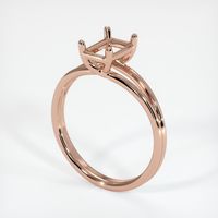 14K Rose Gold Solitaire Ring Setting Video