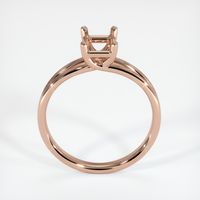 14K Rose Gold Solitaire Ring Setting Image