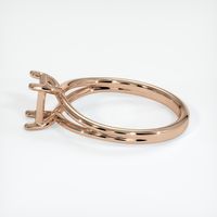 18K Rose Gold Solitaire Ring Setting Image