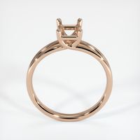 18K Rose Gold Solitaire Ring Setting Image