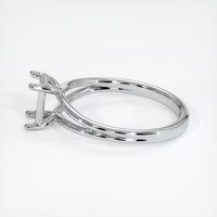 10K White Gold Solitaire Ring Setting Image
