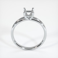 10K White Gold Solitaire Ring Setting Image