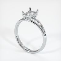 14K White Gold Solitaire Ring Setting Video