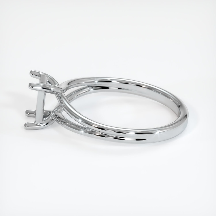 18K White Gold Solitaire Ring Setting