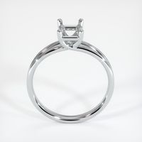 18K White Gold Solitaire Ring Setting Image