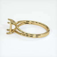 10K Yellow Gold Solitaire Ring Setting Image